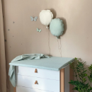 Saltea pentru masa de infasat 70 x 80 cm, menta (2)
